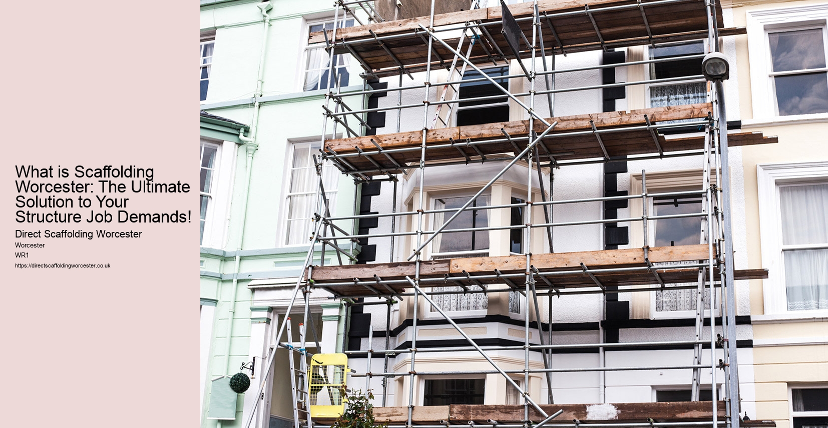 What is Scaffolding Worcester: The Ultimate Solution to Your Structure Job Demands!